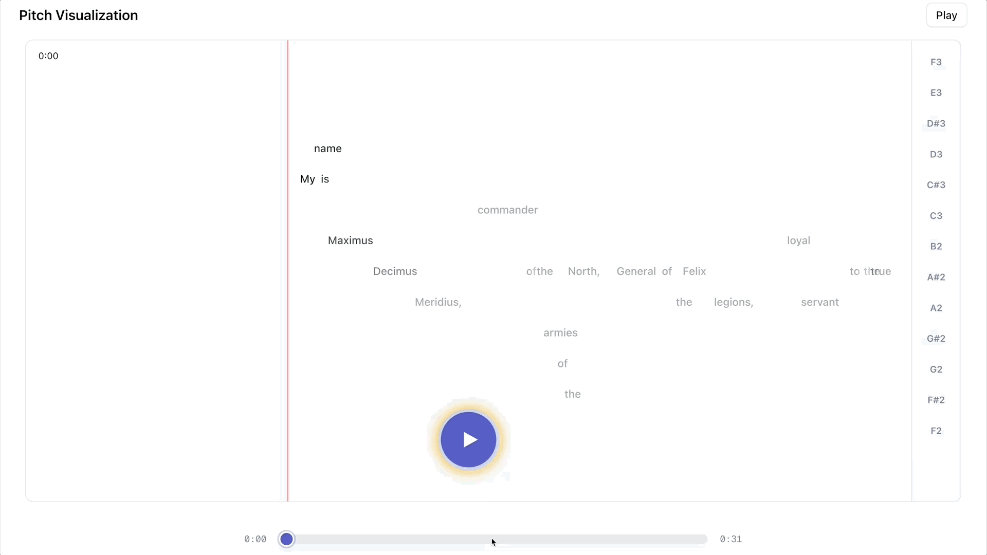 Pitch Animation
